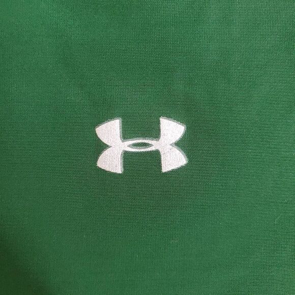 Under Armour V-neck Short Sleeve All Star Express Performance Tee Green Medium - Picture 10 of 13